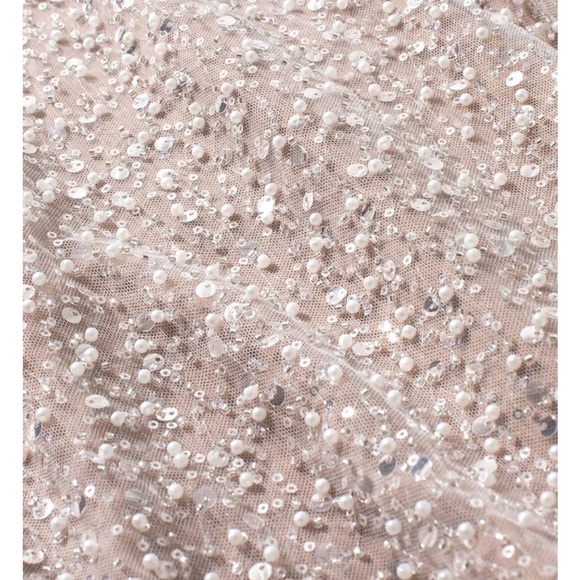 BRAND NEW NWT NADINE MERABI MAYA WHITE DRESS - Picture 5 of 17